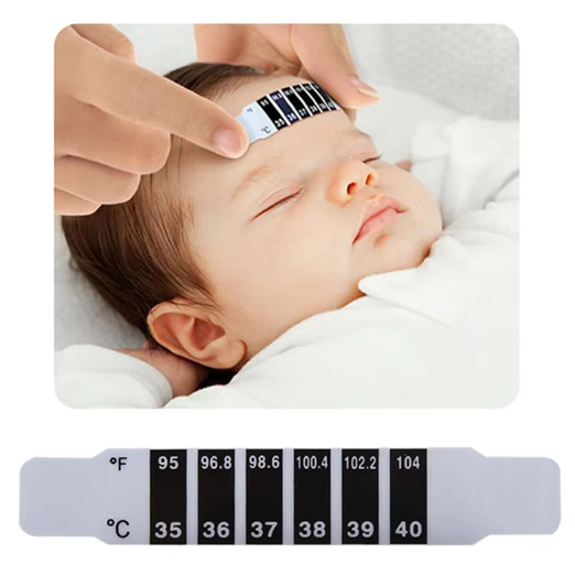 infant thermometer forehead strips