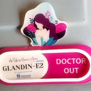 Doctor room sign in & out signboard