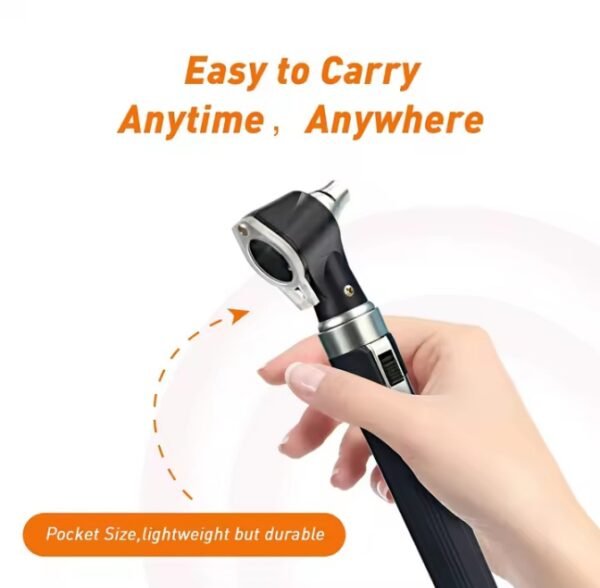 Fiber Mini Otoscope - Ear Scope with Light - Ear infection Detector - with 3x Magnify Lens - Image 5